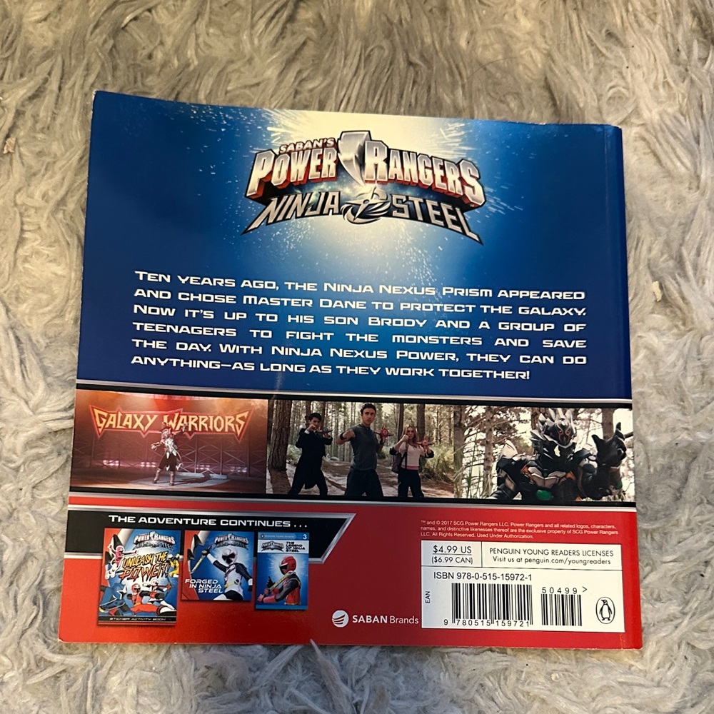 Power Rangers Ninja Steel Paperback Book Set - Picture 5 of 11